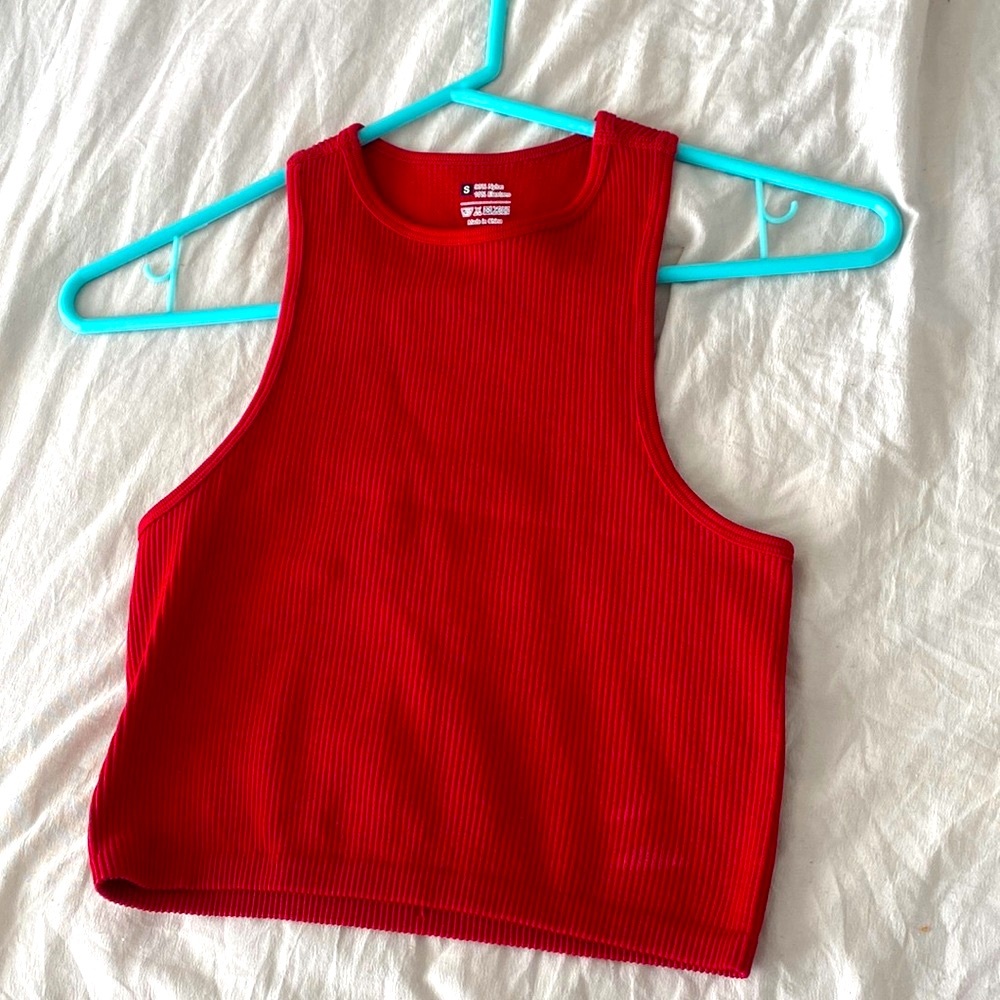 Shein ribbed tank top